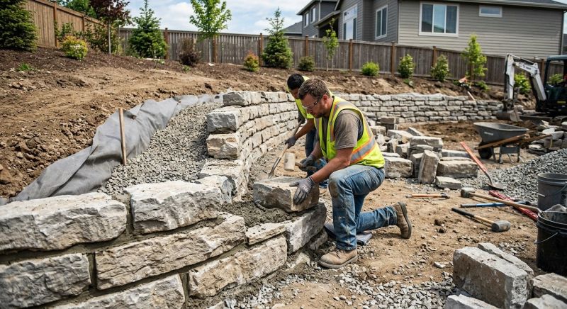 Hardscape Wall Construction in Aiken, SC