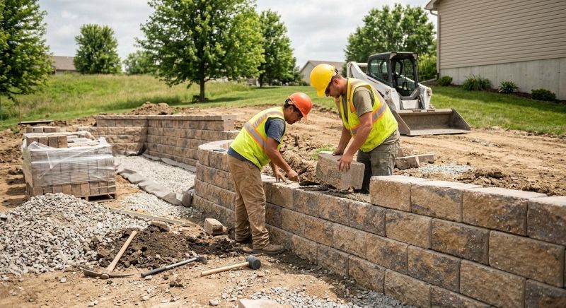 Hardscape Wall Construction in Clermont, FL