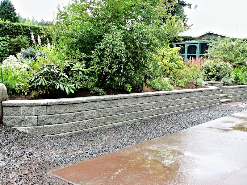 Completed Retaining Wall Project