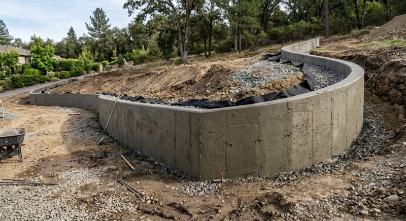 Retaining Wall Replacement in Napa, CA