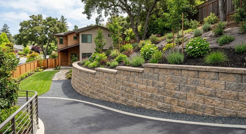 Retention Wall Installation in Sonoma County, CA