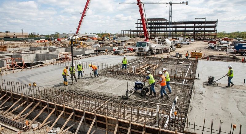 Commercial Slab Construction in Fort Worth, TX