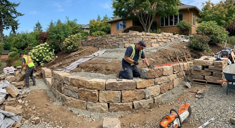 Landscape Wall Construction in Pasco County, FL