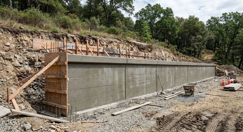 Retention Wall Construction in Ventura County, CA